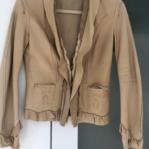 Ellie Tahari Soft Leather Jacket